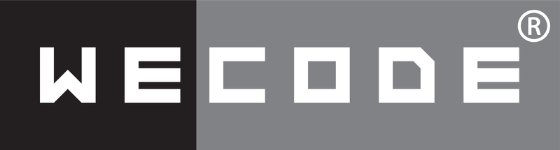 wecode negative logo